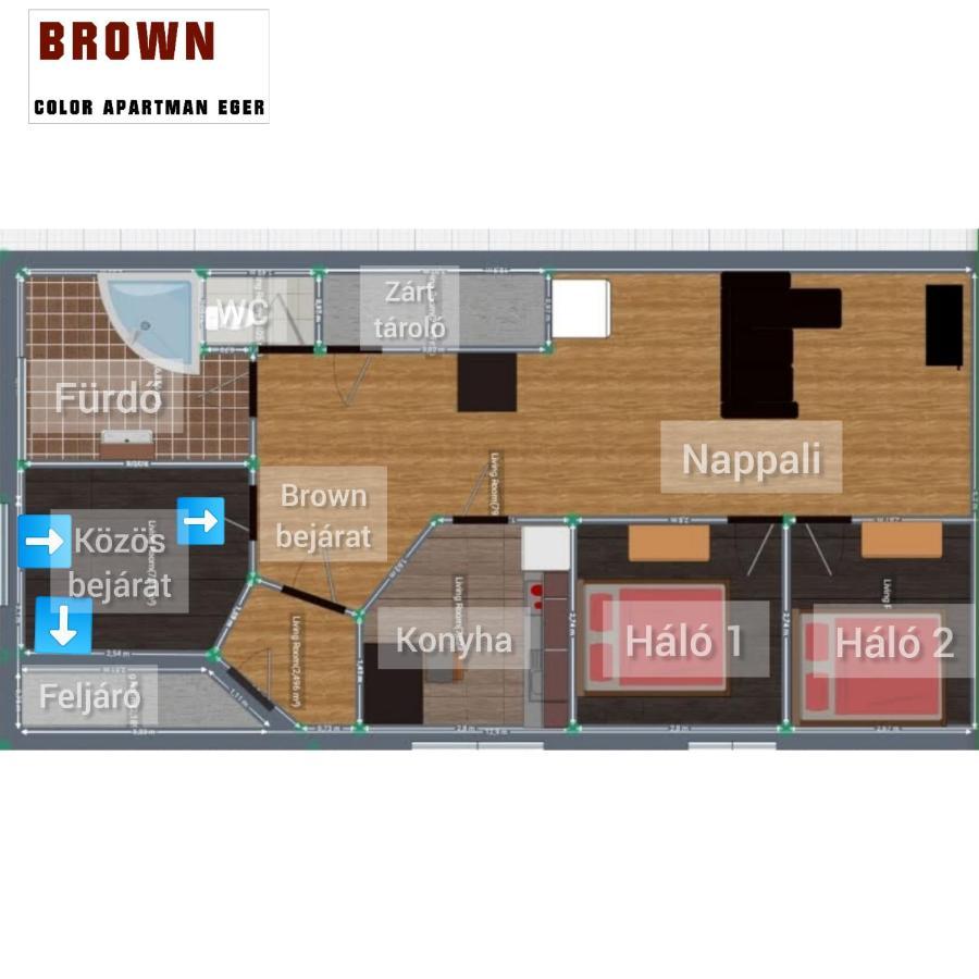 Color Apartmanok Eger Zewnętrze zdjęcie