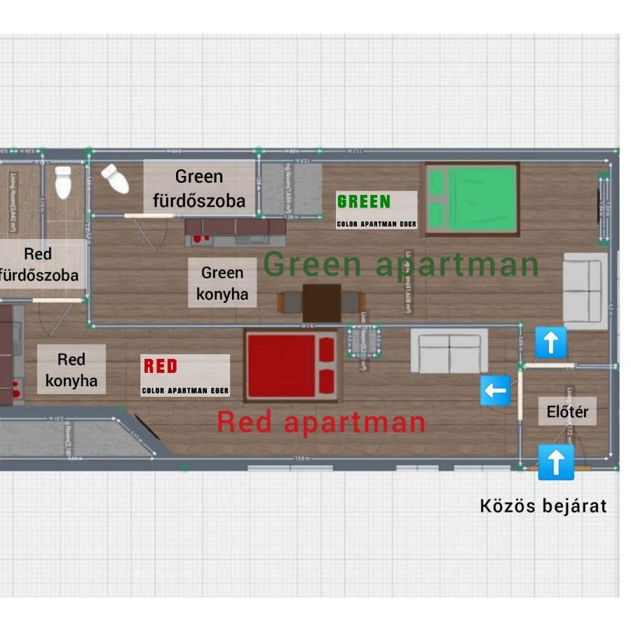 Color Apartmanok Eger Zewnętrze zdjęcie